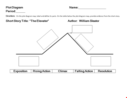 create a gripping story with our plot diagram template - characters and martin included! template