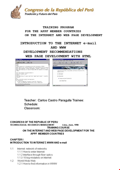 introduction email: connecting information systems through networking and the internet template