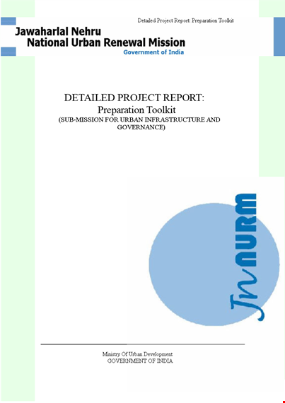 detailed project report format template