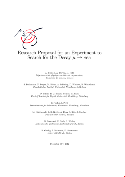 experimental research proposal format