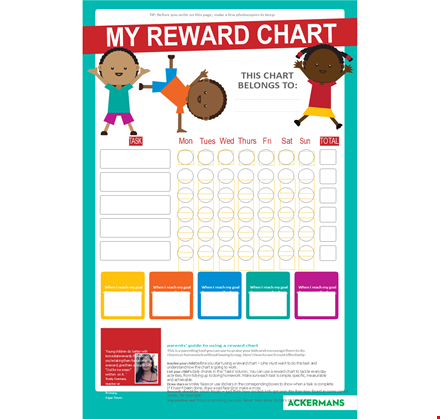 reward chart template template