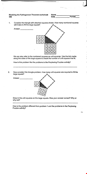 unlocking the power of pythagorean theorem for perfect triangles template