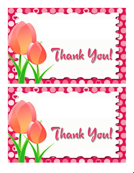 thank you card templates | professional and printable templates template