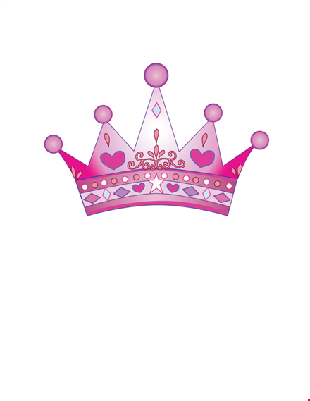 crown template - free printable document for diy projects template