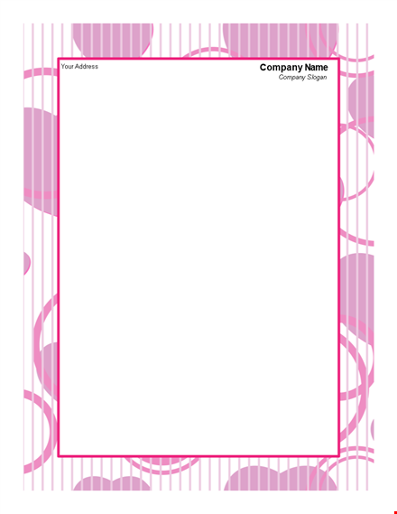 customize letterhead templates for your business template