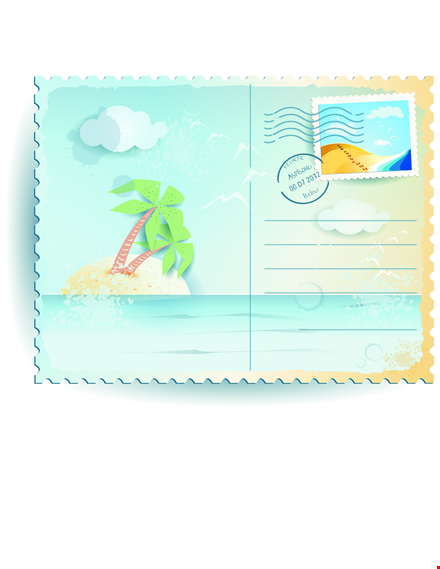 create customizable postcards with our postcard templates template