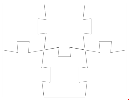 puzzle piece template - free download & diy puzzle crafts template