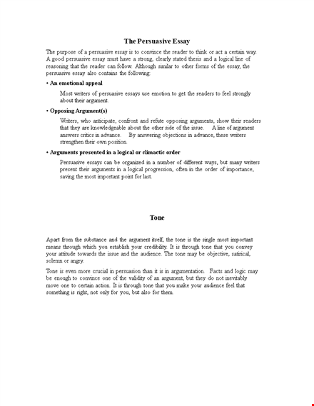 microsoft word persuasive essay template template