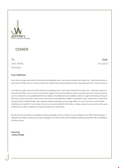 management resume cover letter tips & examples template