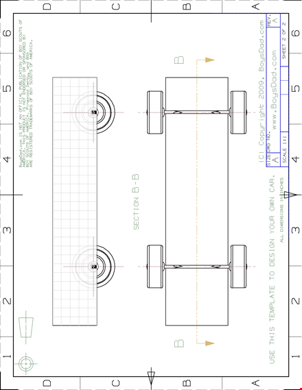 free pinewood derby templates - download now template