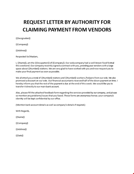 request-or-warning-letter-for-claiming-payment-from-vendors